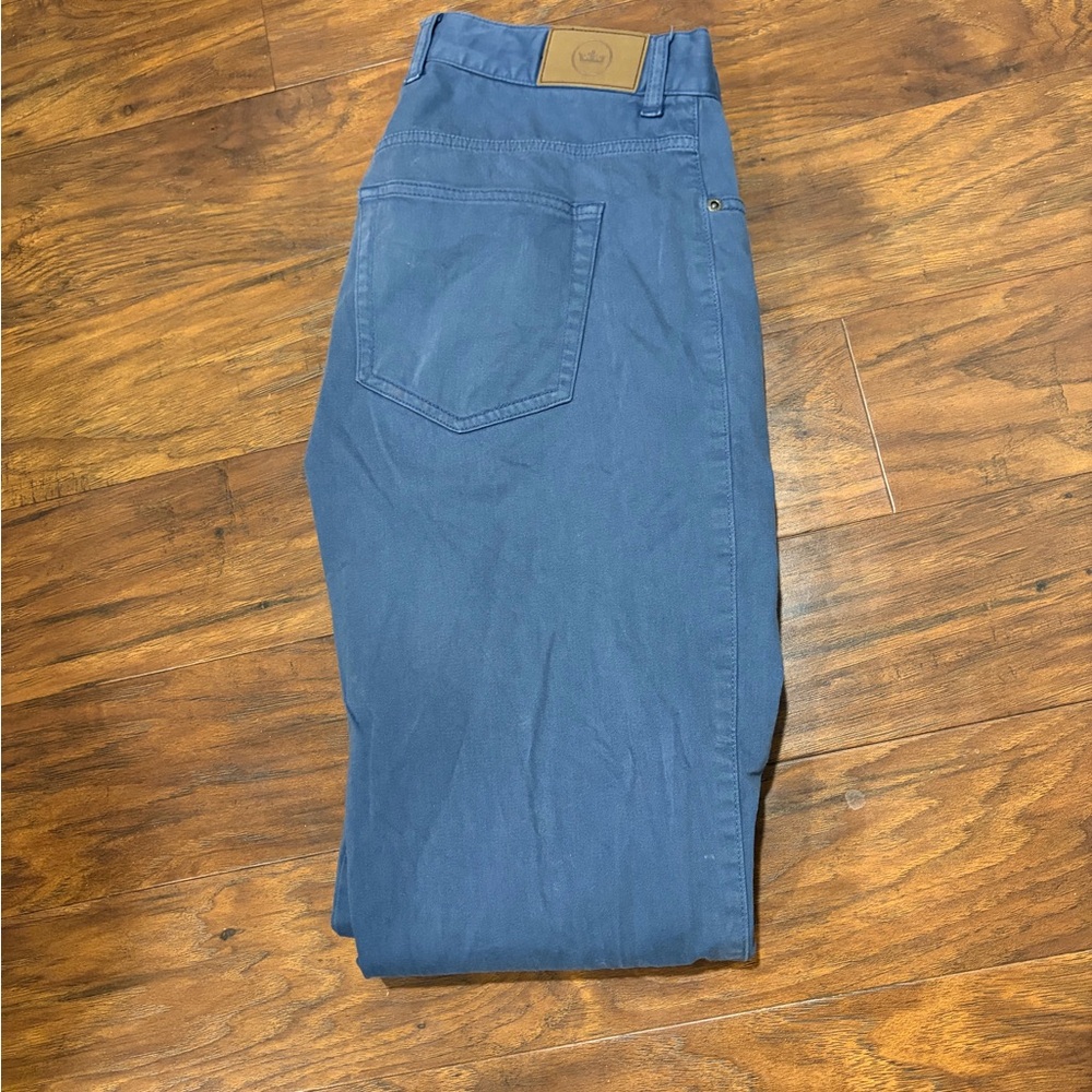 Peter Millar Sateen 5 pocket pants 32x30